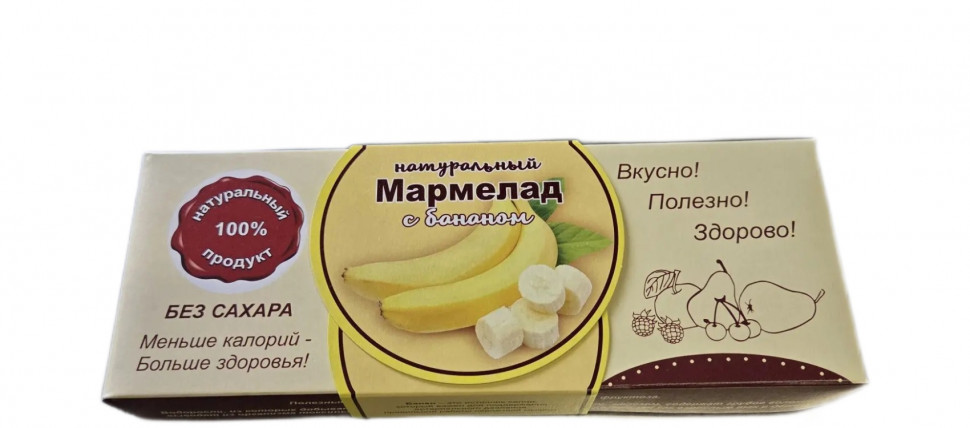  Мармелад натуральный "Банан" 140г  в Альметьевске