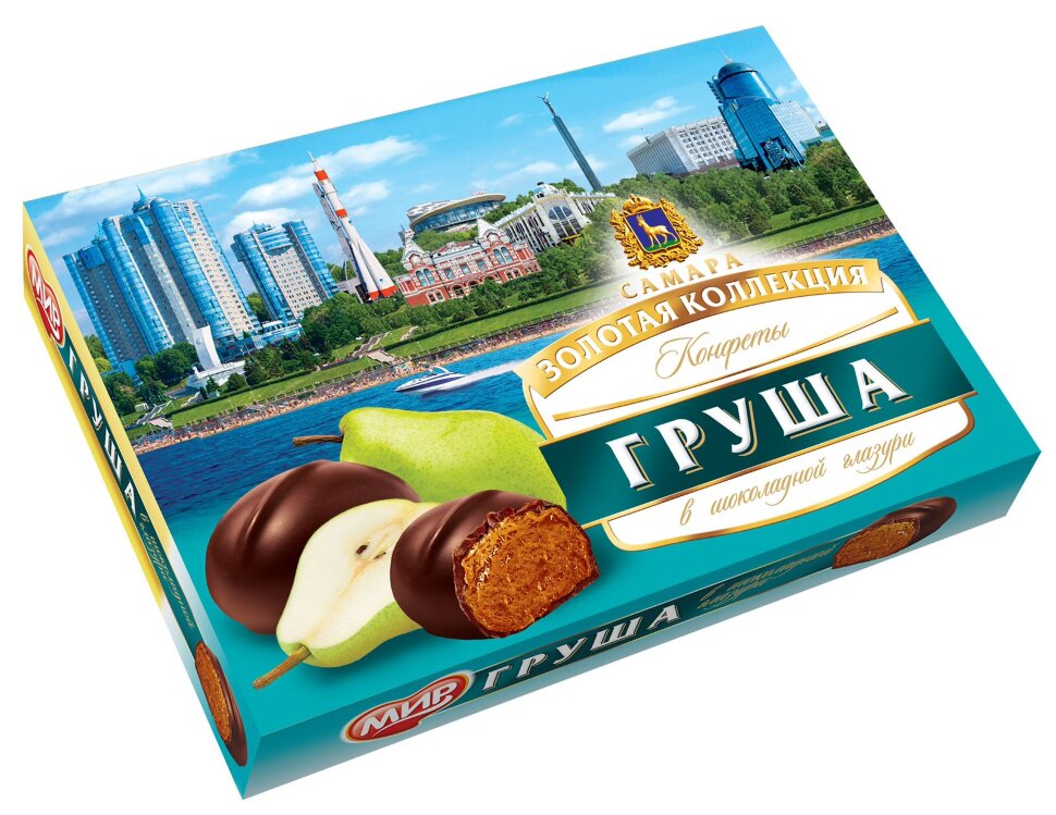  КФ МИР Груша в шоколадной глазури 160г  в Альметьевске