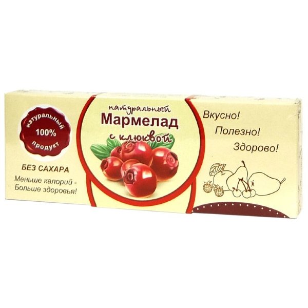 №2 Мармелад натуральный "Клюква" 140г в Альметьевске