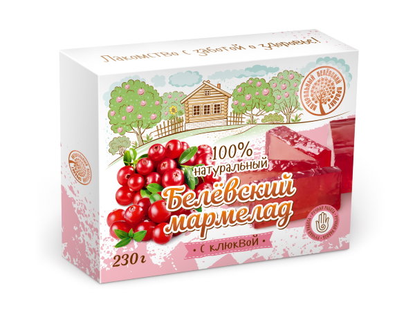 №2 Мармелад белевский "Клюква" 230г в Альметьевске